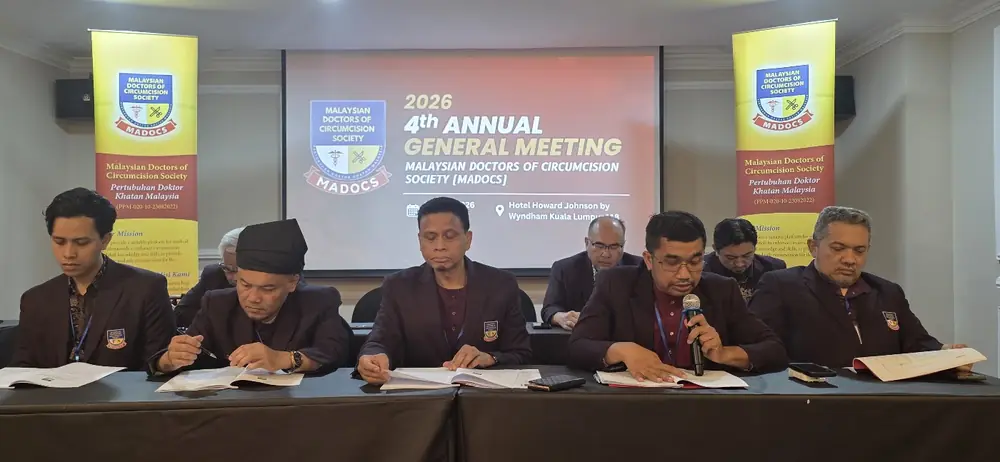 Barisan pengerusi Mesyuarat Agung Tahunan Ke-4 MADOCS 2026