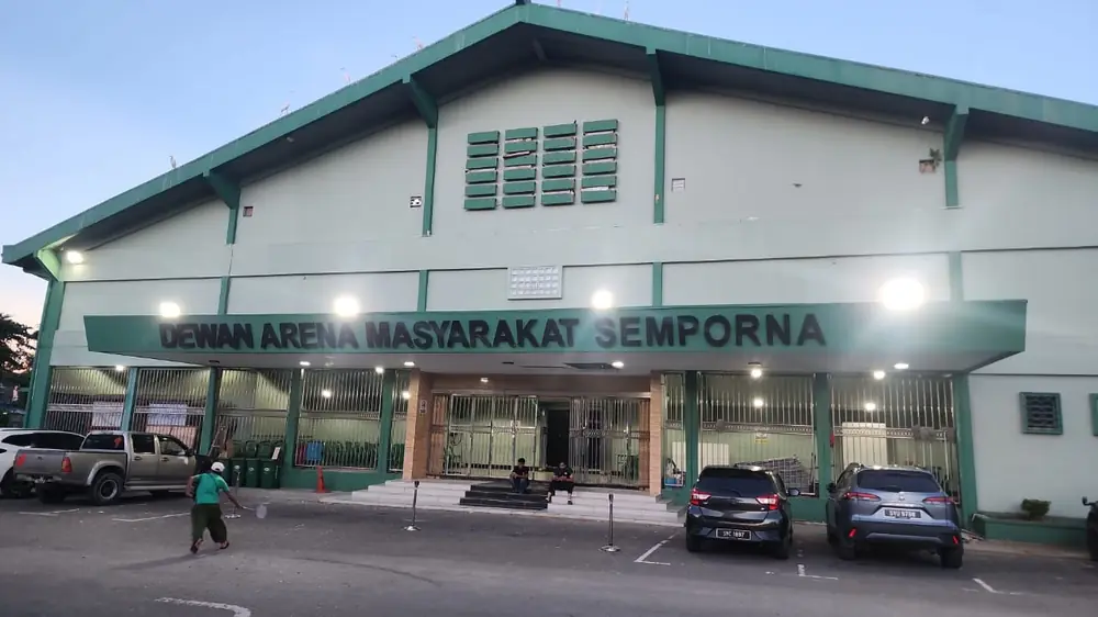 Dewan Arena Masyarakat Semporna, tempat kursus PCC2-4 dijalankan