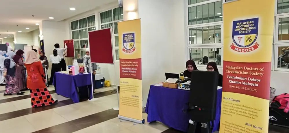 Kaunter pendaftaran MADOCS pada majlis pelancaran