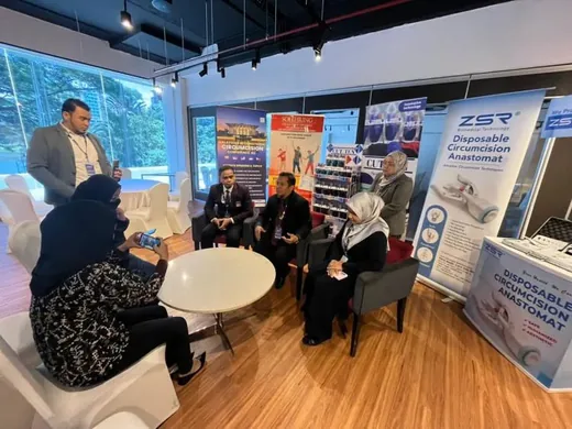 Exhibition booth at the Malaysian International Circumcision Conference 2023
