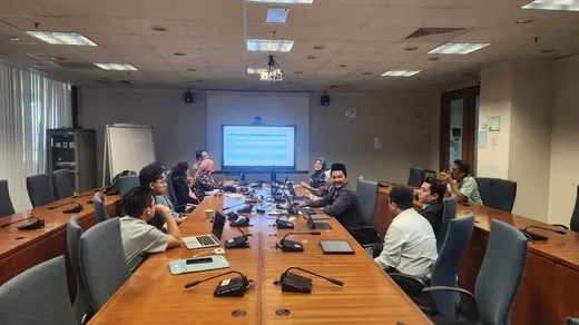 Committee members at a programme planning meeting